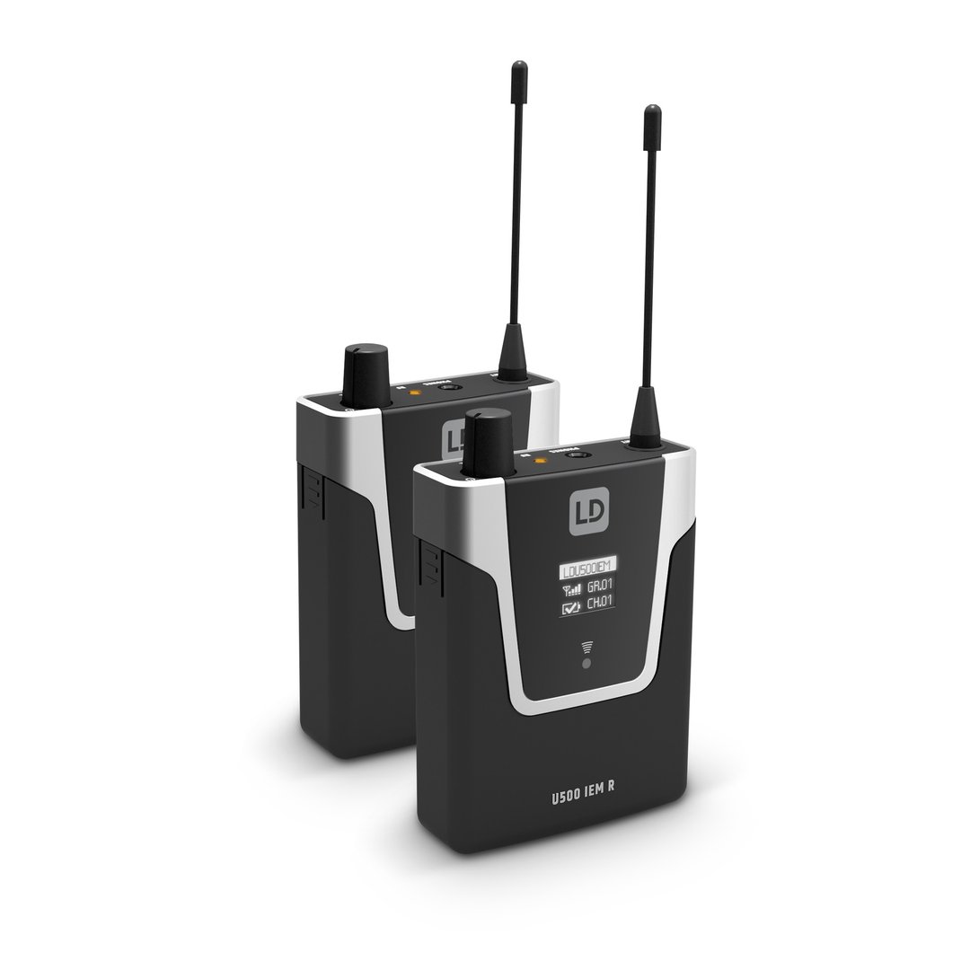 LD Systems  U506 IEM BUNDLE  In-Ear Monitoring-System mit 2 x Bodypack - 655 - 679 MHz