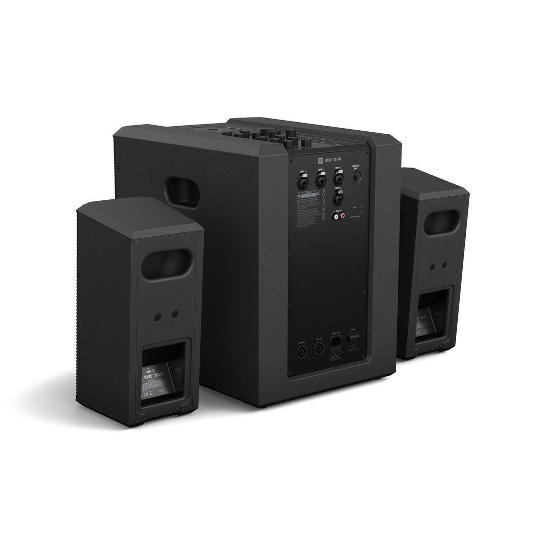 LD Systems DAVE 10 G4X Kompaktes 2.1 PA-System aktiv