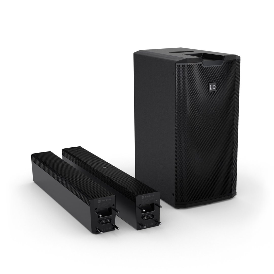 LD Systems MAUI 11 G3 Portables Cardioid Säulen PA System, Schwarz