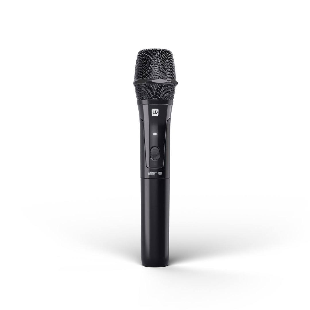 LD Systems ANNY® 10 HHD B5 10" Mobiler Bluetooth® PA-Lautsprecher mit Akku, Mixer und 1x Funkmikrofo