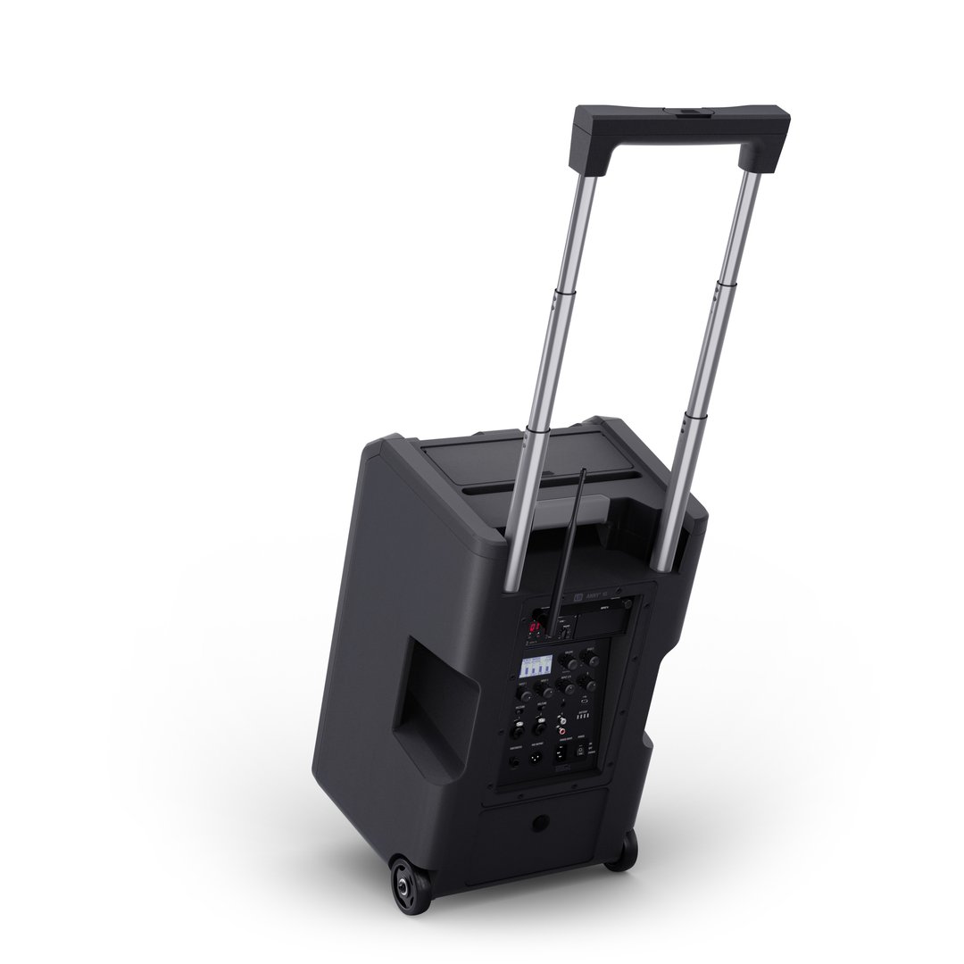 LD Systems ANNY® 10 HHD B5 10" Mobiler Bluetooth® PA-Lautsprecher mit Akku, Mixer und 1x Funkmikrofo