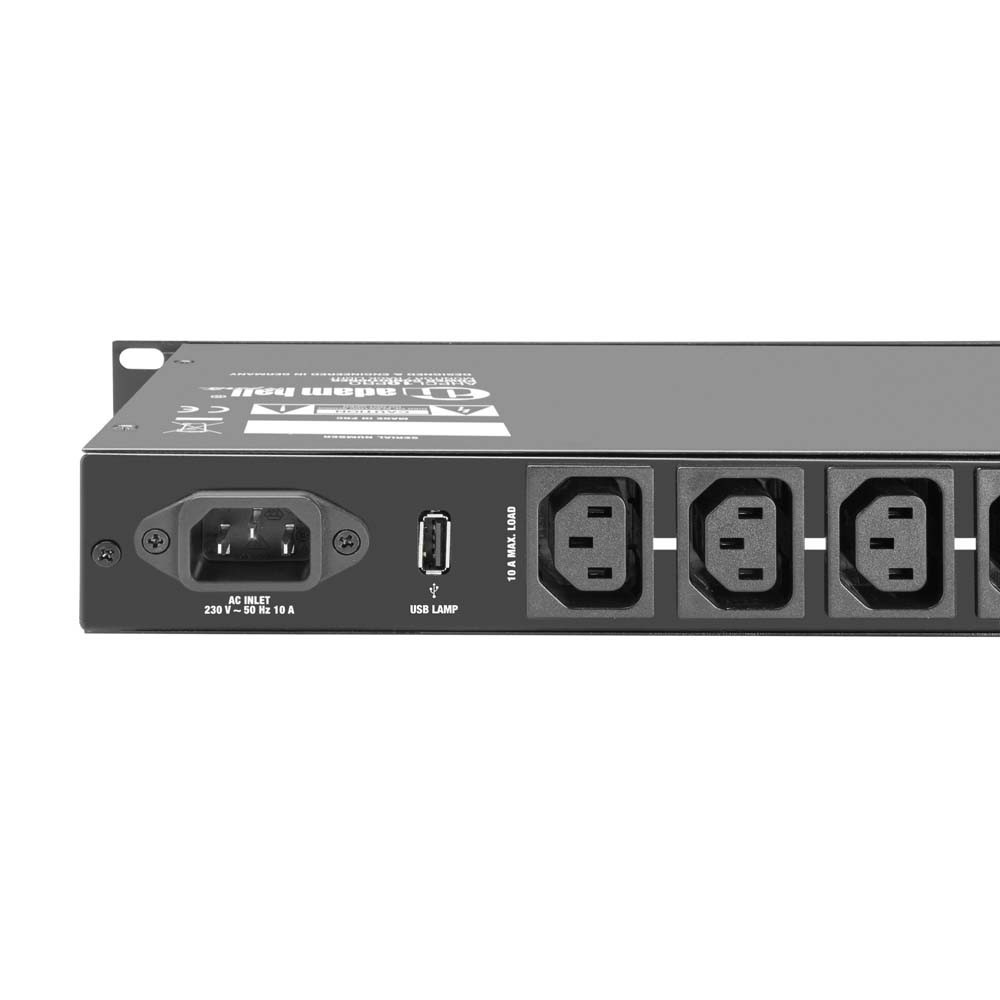 Adam Hall 19" Parts PCL 10 PRO Power Conditioner mit Volt- und Amperemeter