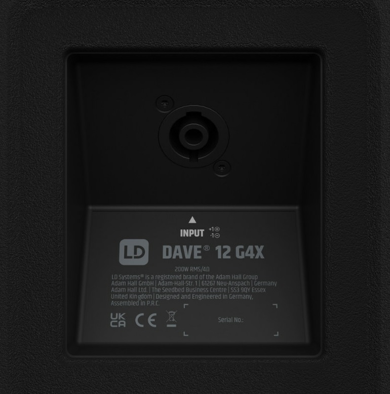 LD Systems DAVE 12 G4X Kompaktes 2.1 PA-System aktiv
