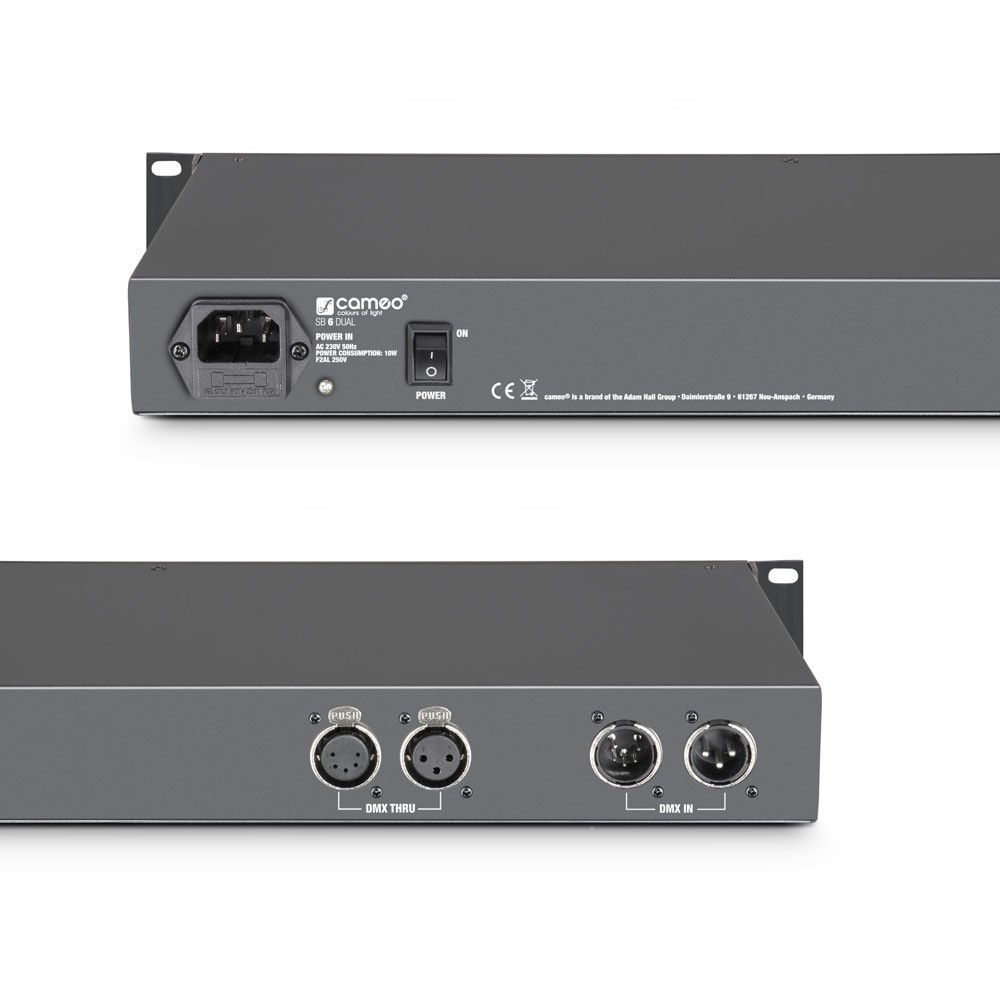 Cameo SB 6 DUAL 6-Kanal DMX Splitter