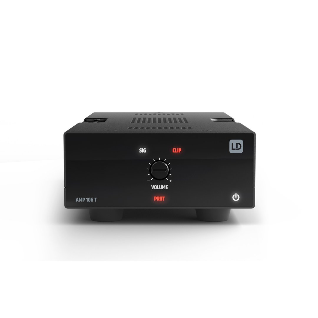 LD Systems  AMP 106 T  1-Kanal Mini Installationsendstufe 60 W @ 4 Ohm / 70V/100V