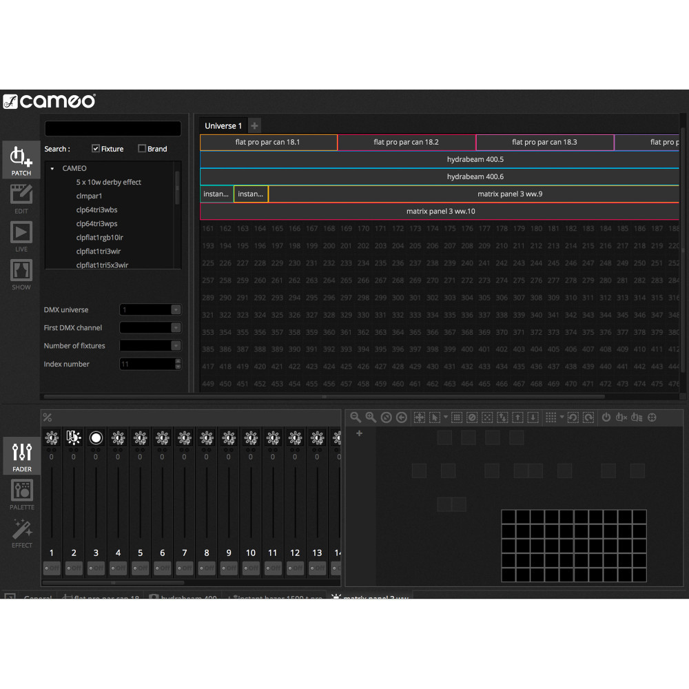 Cameo DVC PRO 1024-Kanal USB zu DMX-Interface