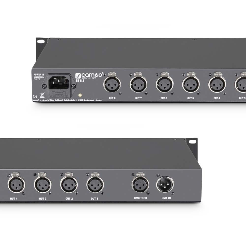 Cameo SB8.3 8-Kanal DMX Splitter