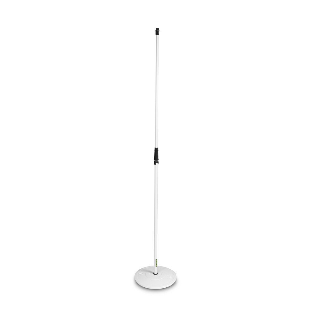 Gravity MS 23 W Mikrofonständer Gerade mit Tellerfuß, Weiß