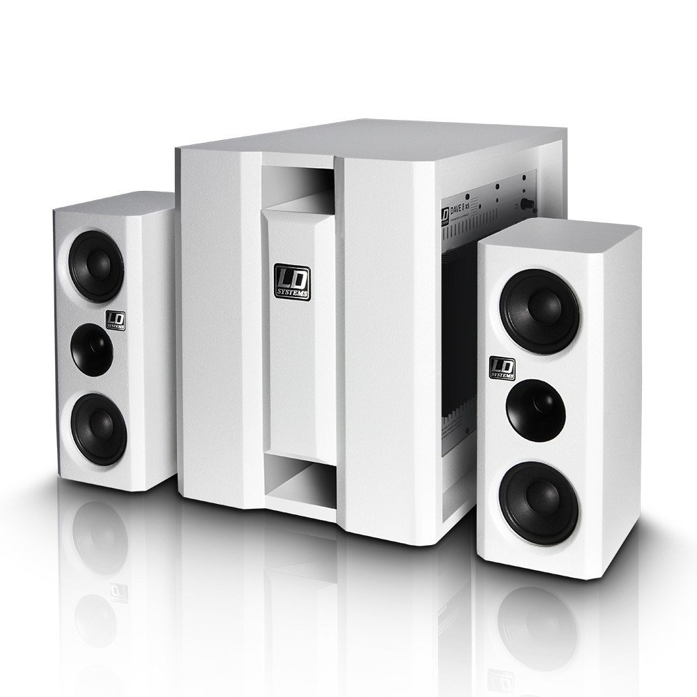 LD Systems DAVE 8 XS W Kompaktes PA-System aktiv weiß