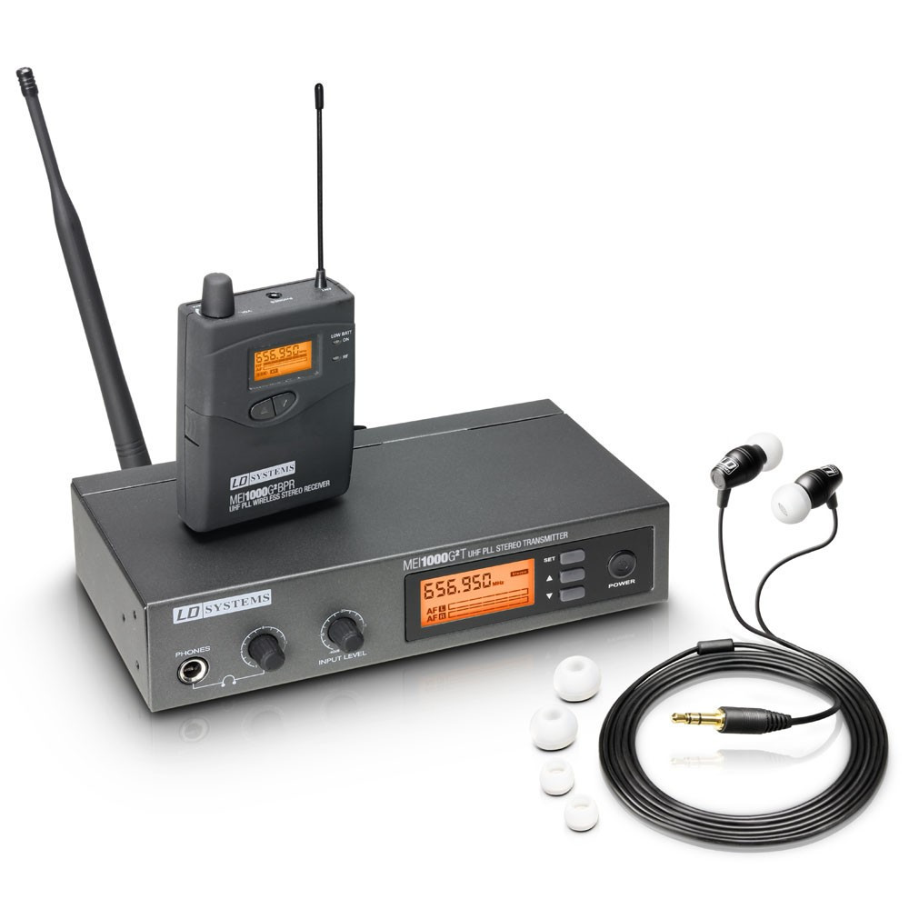 LD Systems MEI 1000 G2 B 6 In-Ear Monitoring System drahtlos
