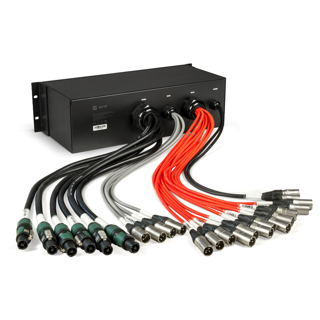 LD Systems ADA TPP 3HE, 19" Front-I/O Patchpanel