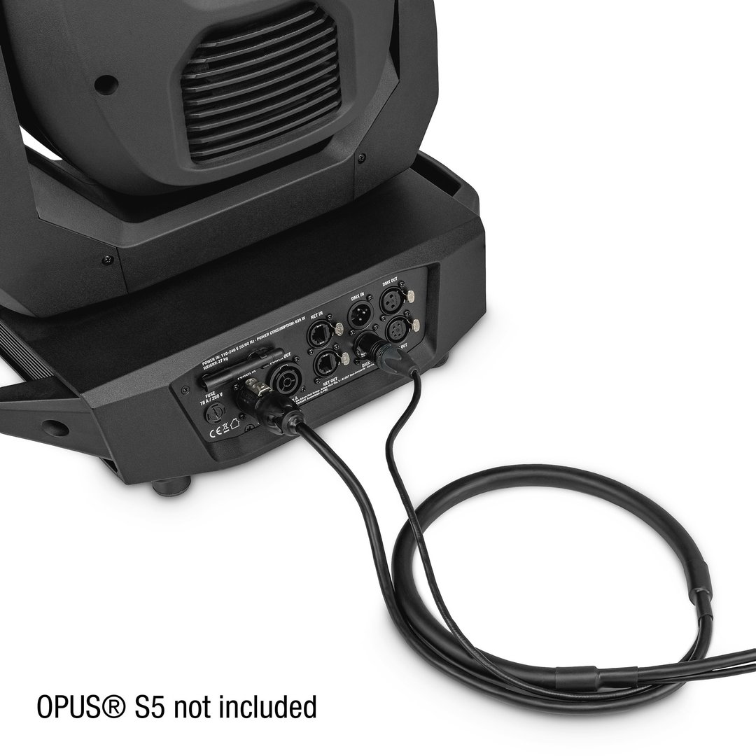 Adam Hall Cables 5 STAR H TCON 5D 0500 Hybridkabel | Netz & DMX | Neutrik® XLR 5-Pol x TRUE1® | 5 m