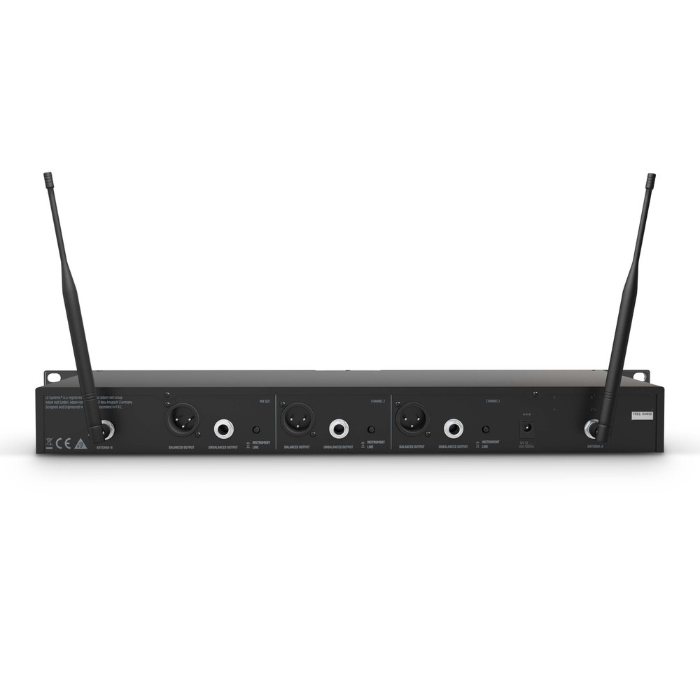 LD Systems U505 BPH 2 Dual - Funkmikrofon System mit 2 x Bodypack + 2 x Headset