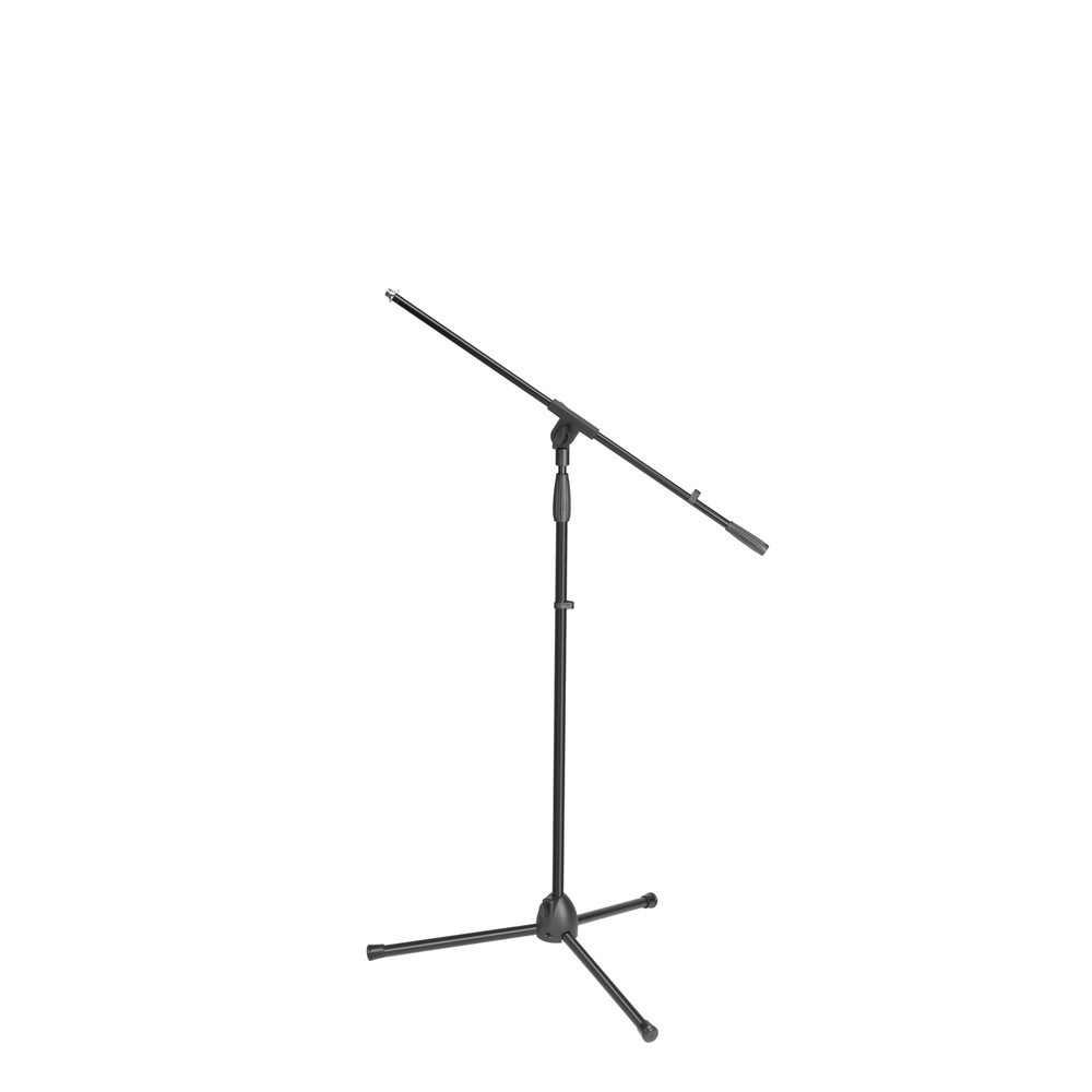 Adam Hall Stands S 5 BE Mikrofonständer mit Schwenkarm, Schwarz