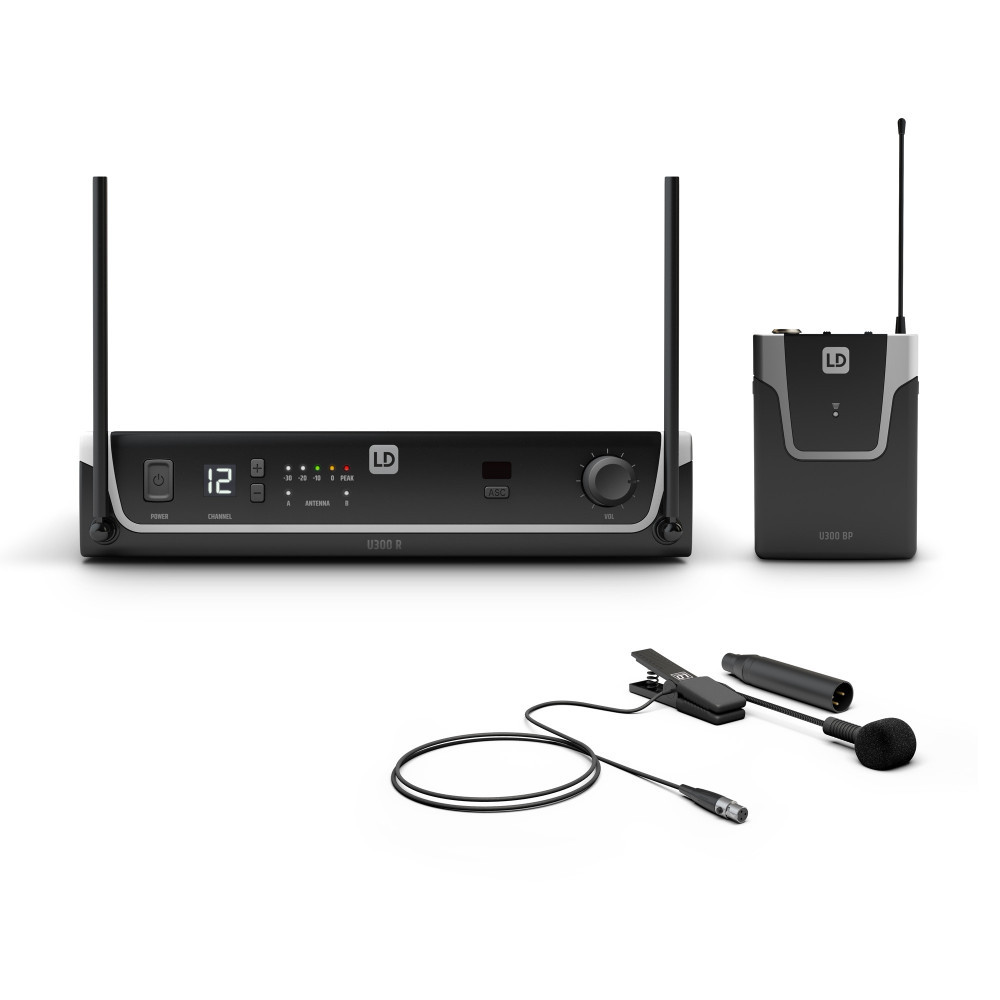 LD Systems U308  BPW Funksystem mit Bodypack und Blasinstrumenten Mikrofon