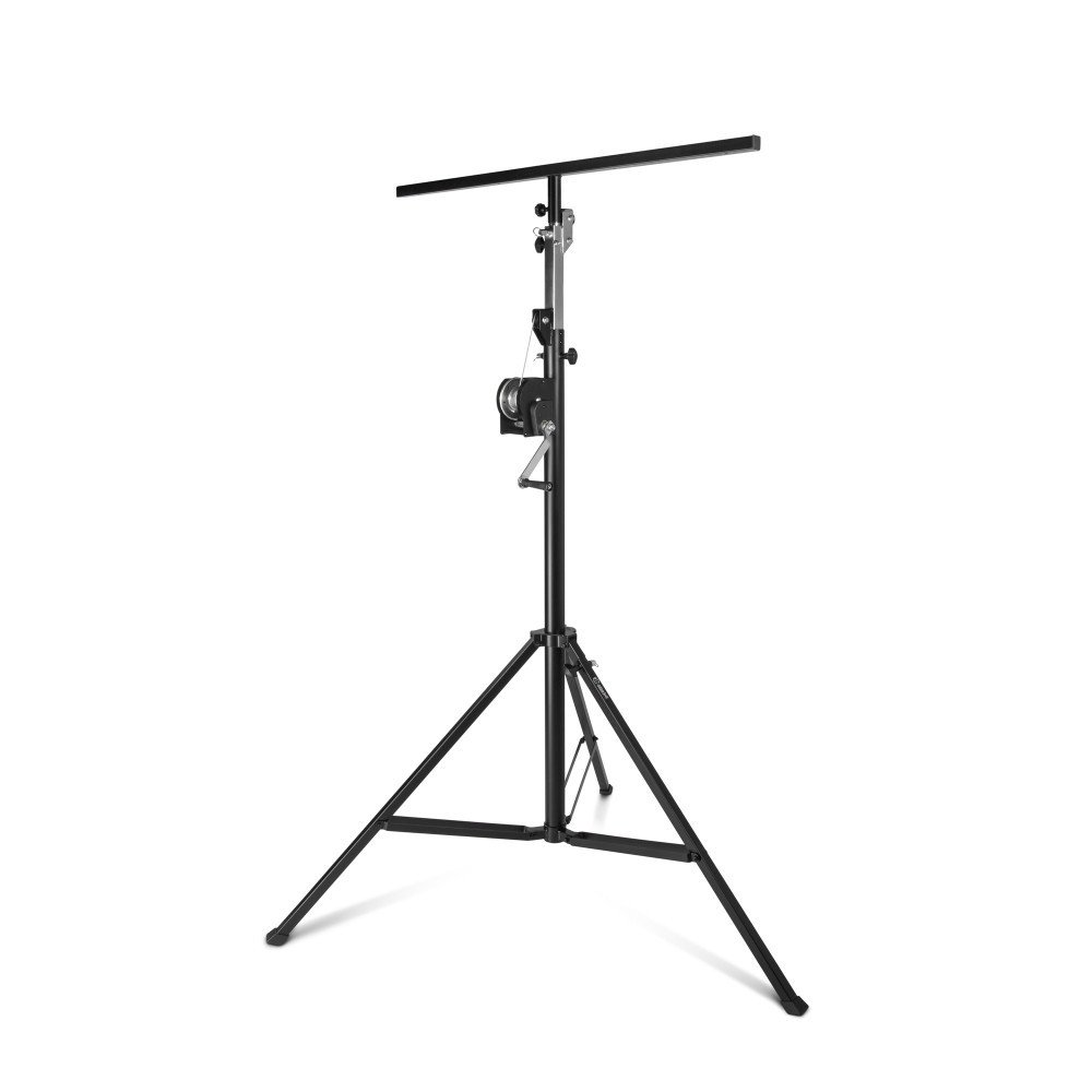 Adam Hall Stands SWU 400 T Wind up Kurbelstativ mit Traverse schwarz