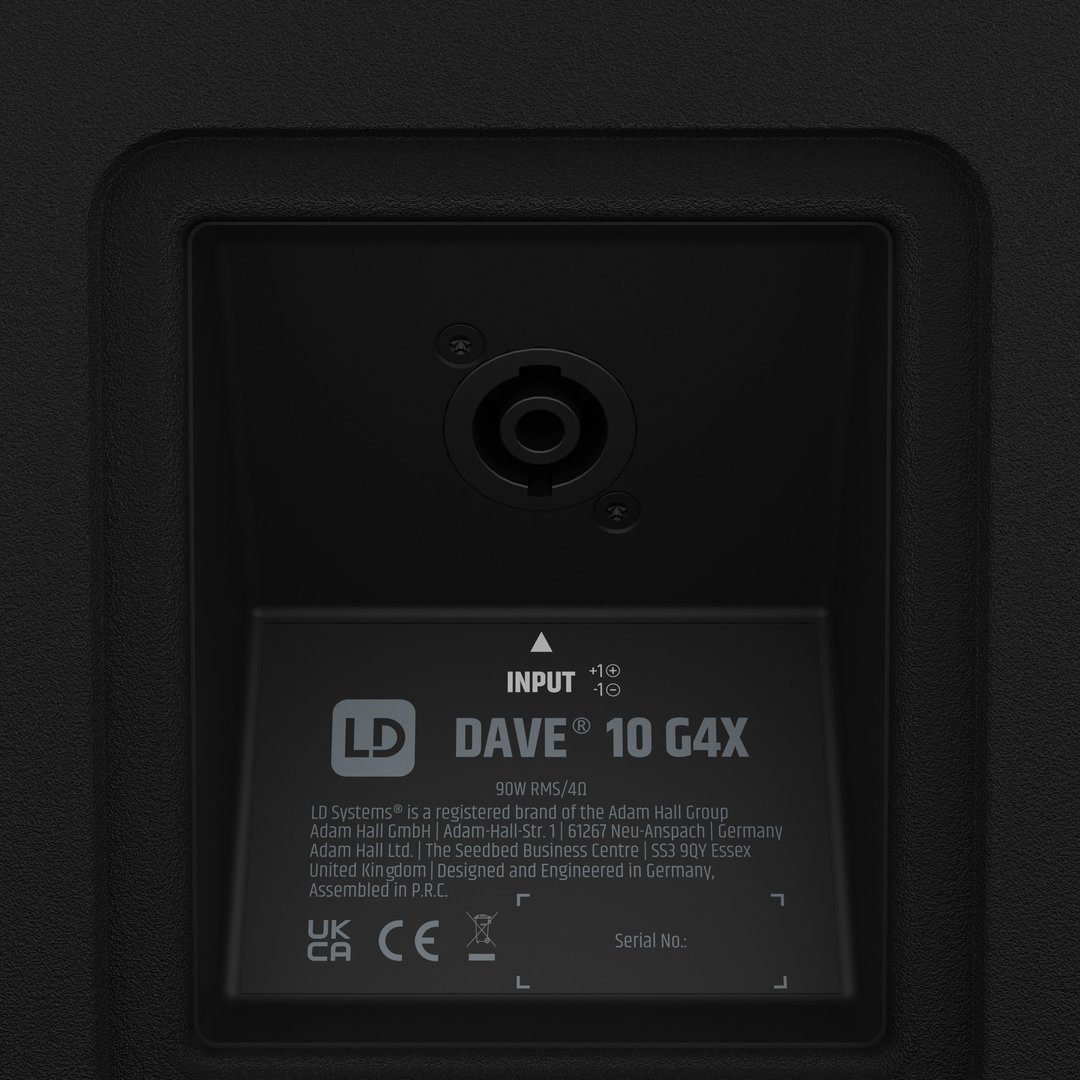 LD Systems DAVE 10 G4X Kompaktes 2.1 PA-System aktiv