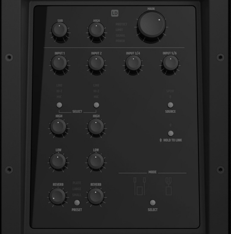 LD Systems DAVE 12 G4X Kompaktes 2.1 PA-System aktiv
