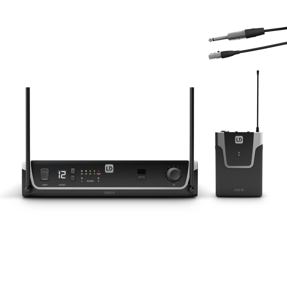 LD Systems U306 BPG Funksystem mit Bodypack und Gitarren Kabel