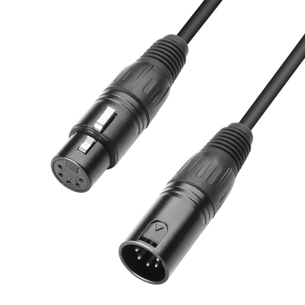 Adam Hall Cables K3 DGH 0050 DMX Kabel XLR male 5 Pol auf XLR female 5 Pol