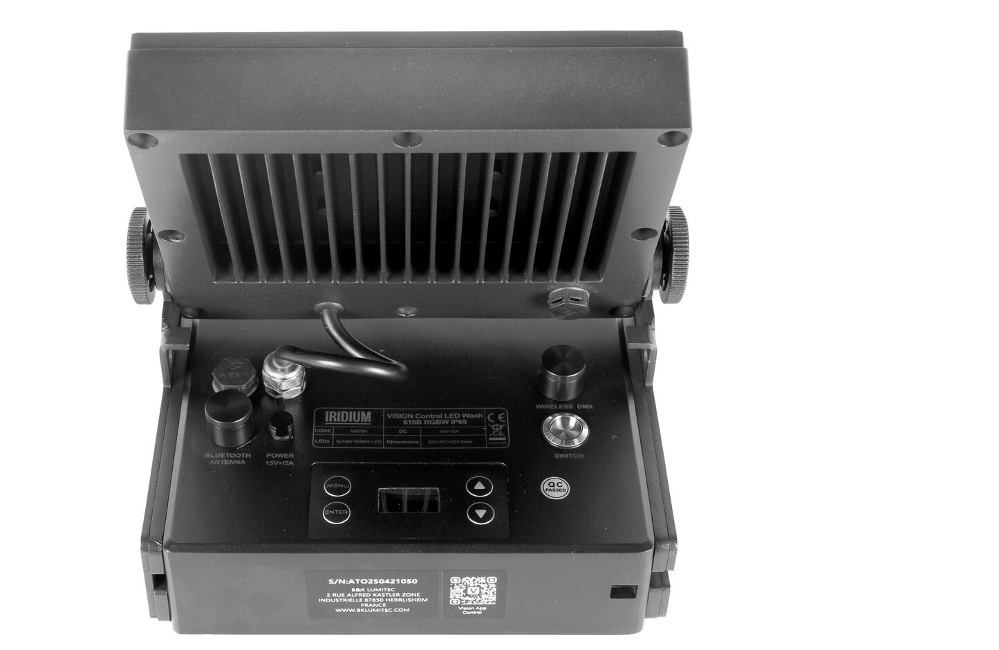 IRIDIUM VISION CONTROL LED Wash 610B RGBW