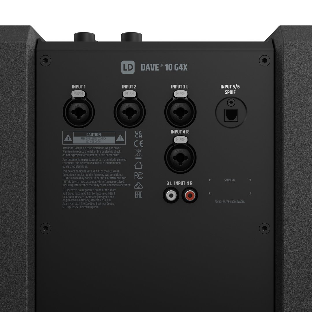 LD Systems DAVE 10 G4X Kompaktes 2.1 PA-System aktiv