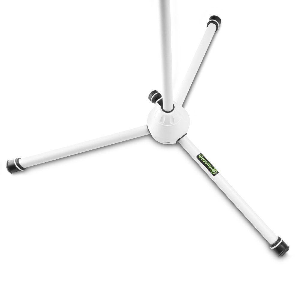Gravity MS 4322 W Mikrofonständer mit Dreibein-Klappfuß Weiß