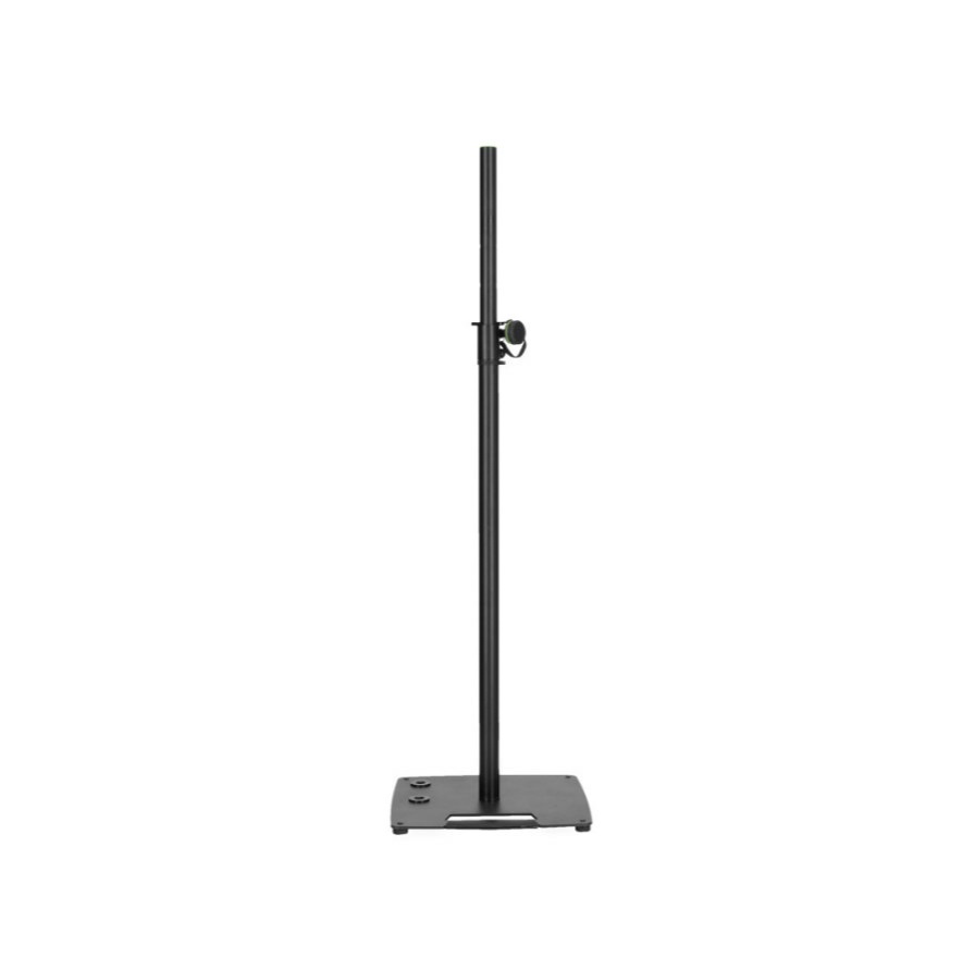 Gravity LS 431 C B Lichtstativ und Lautsprecherstativ mit kompaktem, quadratischem Stahl-Standfuß un