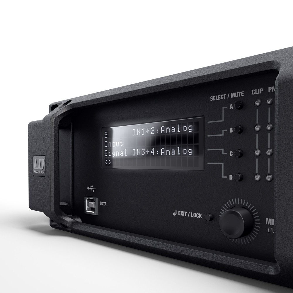 LD Systems DSP 45 K 4-Kanal Endstufe mit DSP