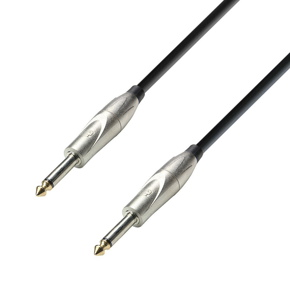 Adam Hall Cables K3 IPP 0600 Instrumentenkabel 6,3 mm Klinke mono auf 6,3 mm Klinke mono