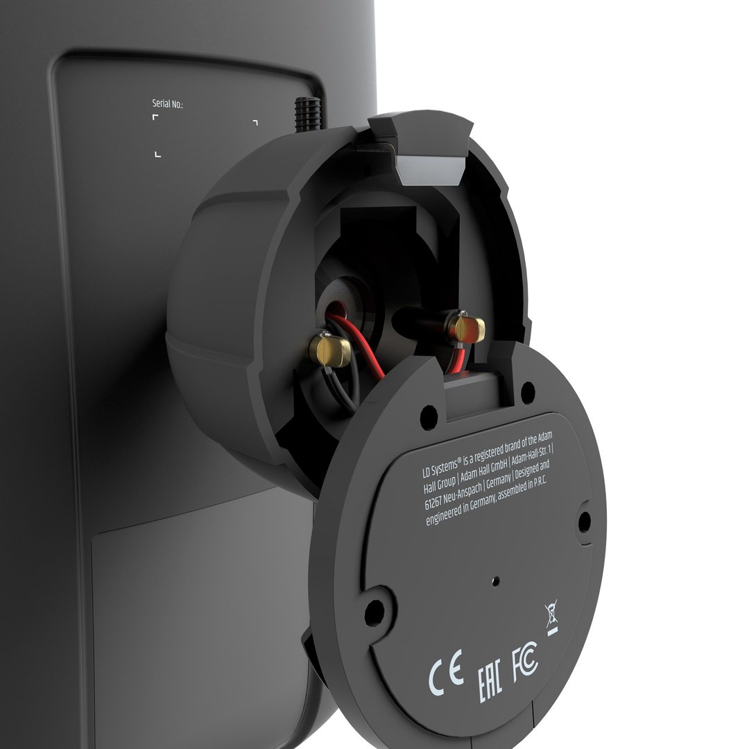 LD Systems DQOR 8 T B 8" Indoor/Outdoor 2-Wege-Installationslautsprecher passiv 16 Ohm, 70/100 V, sc