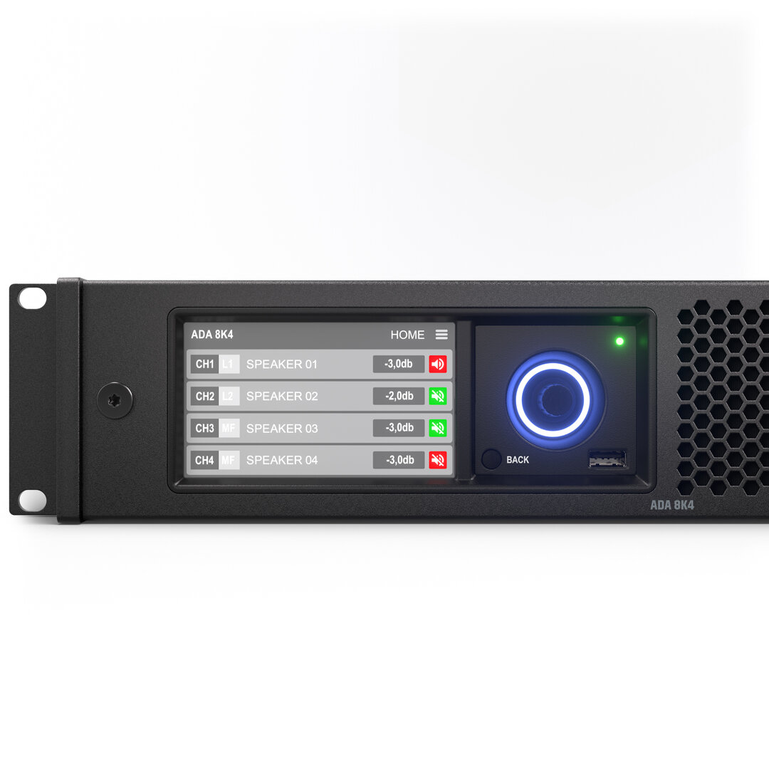 LD Systems ADA 8K4 4-Kanal Verstärker mit DSP & DANTE™