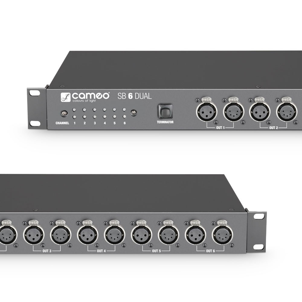 Cameo SB 6 DUAL 6-Kanal DMX Splitter