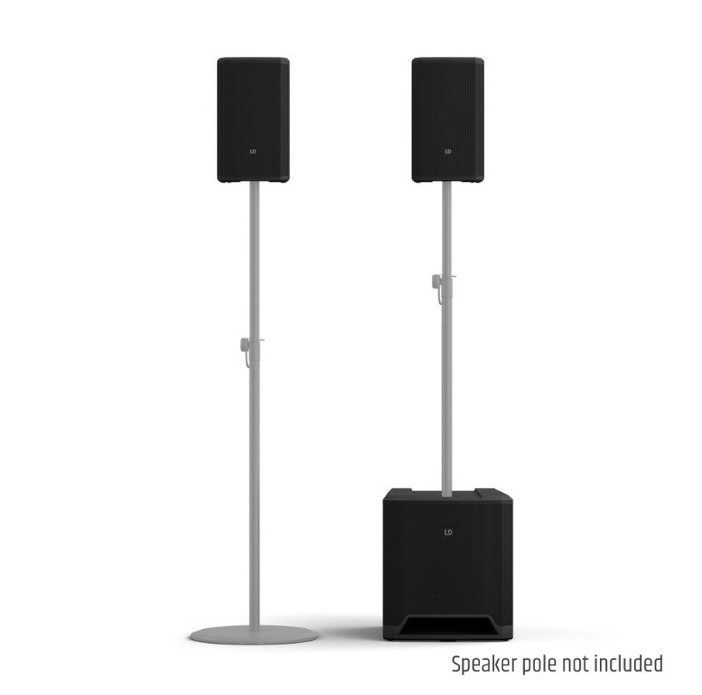 LD Systems DAVE 12 G4X Kompaktes 2.1 PA-System aktiv
