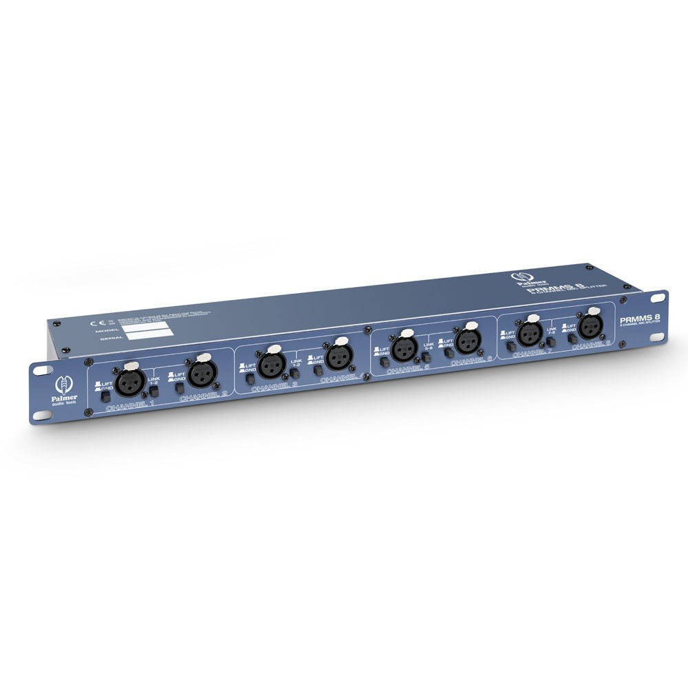 Palmer RMMS 8 8-Kanal Mikrofon-Splitter