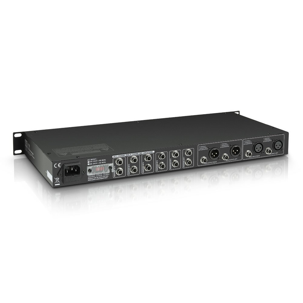 LD Systems HPA 6 19" Kopfhörerverstärker 6 Kanal
