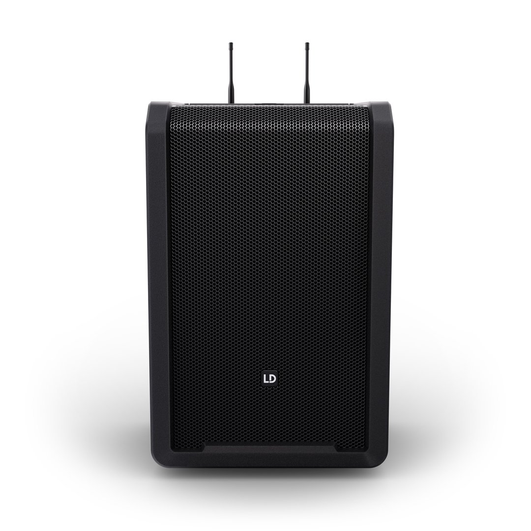 LD Systems ANNY® 10 HBH 2 B5 10" Mobiler Bluetooth® PA-Lautsprecher mit Akku, Mixer, 1x Funkmikrofon