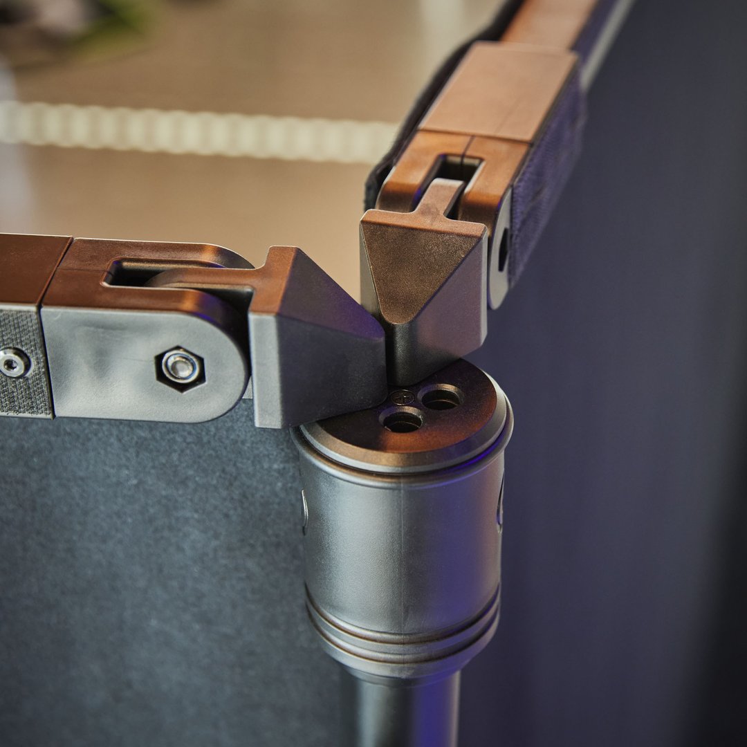 Gravity PAD A 4-Wege-Pipe-and-Drape-Adapter für 35 mm-Stative