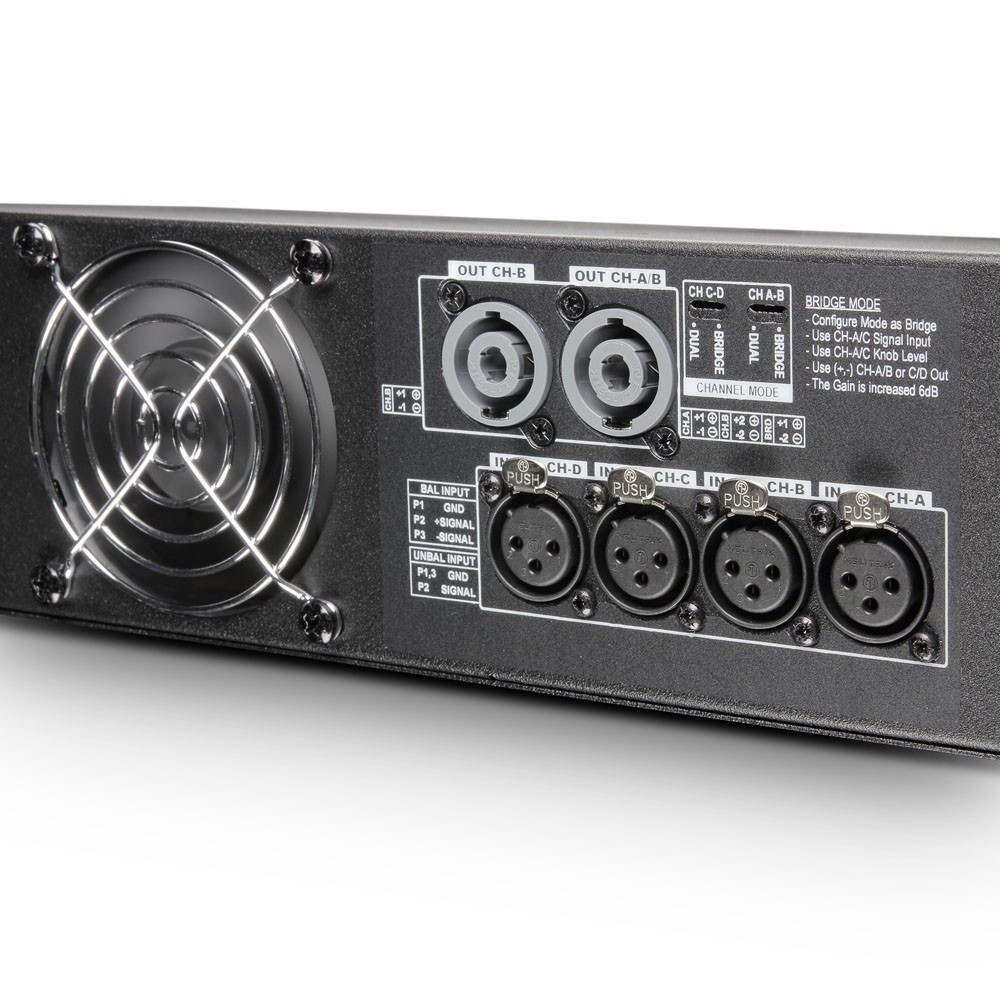 Ram Audio Zetta 420 PA Endstufe 4 x 500 W 2 Ohm
