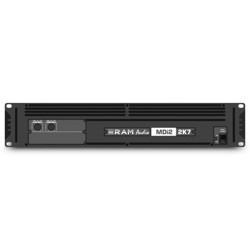 Ram Audio MDi2-2K7 S/X 2 Kanal Verstärker 2 x 1350W 4 Ohm mit Speakon/XLR