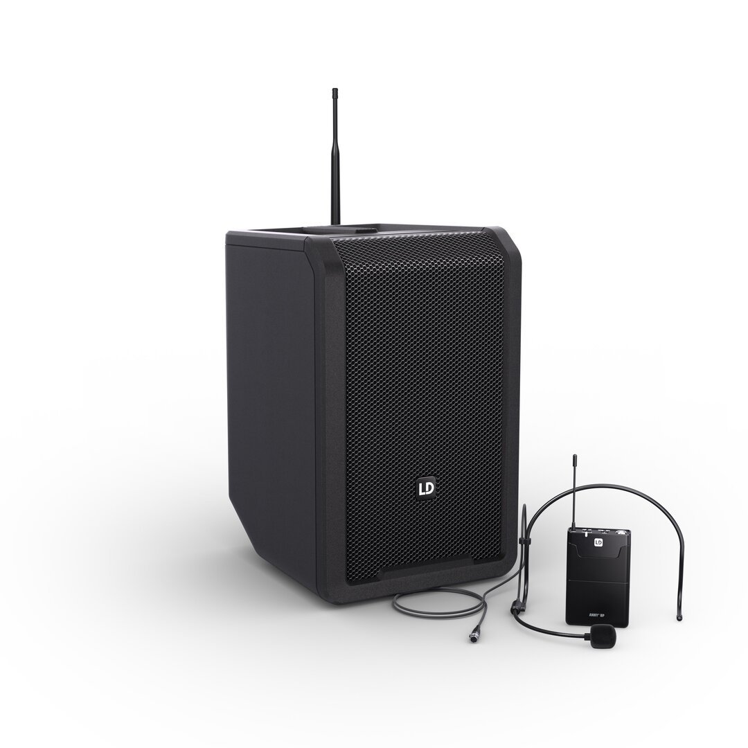 LD Systems ANNY 8 BPH B5  Tragbarer Bluetooth PA-Lautsprecher Stage Black
