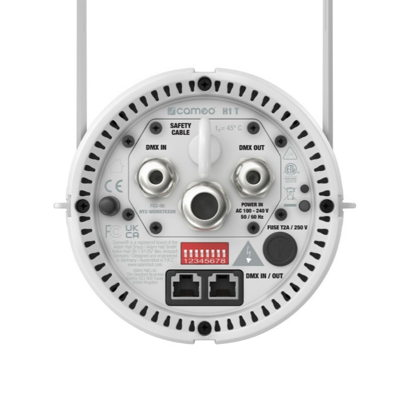 Cameo H1 T WH DMX-steuerbares Houselight mit Warmweiß-LED Weiß