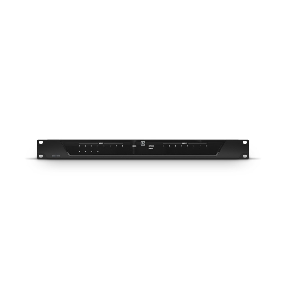 LD Systems  ZONE X 1208 D  Hybrid-Architektur DSP-Matrix 12 IN / 8 OUT + DANTE
