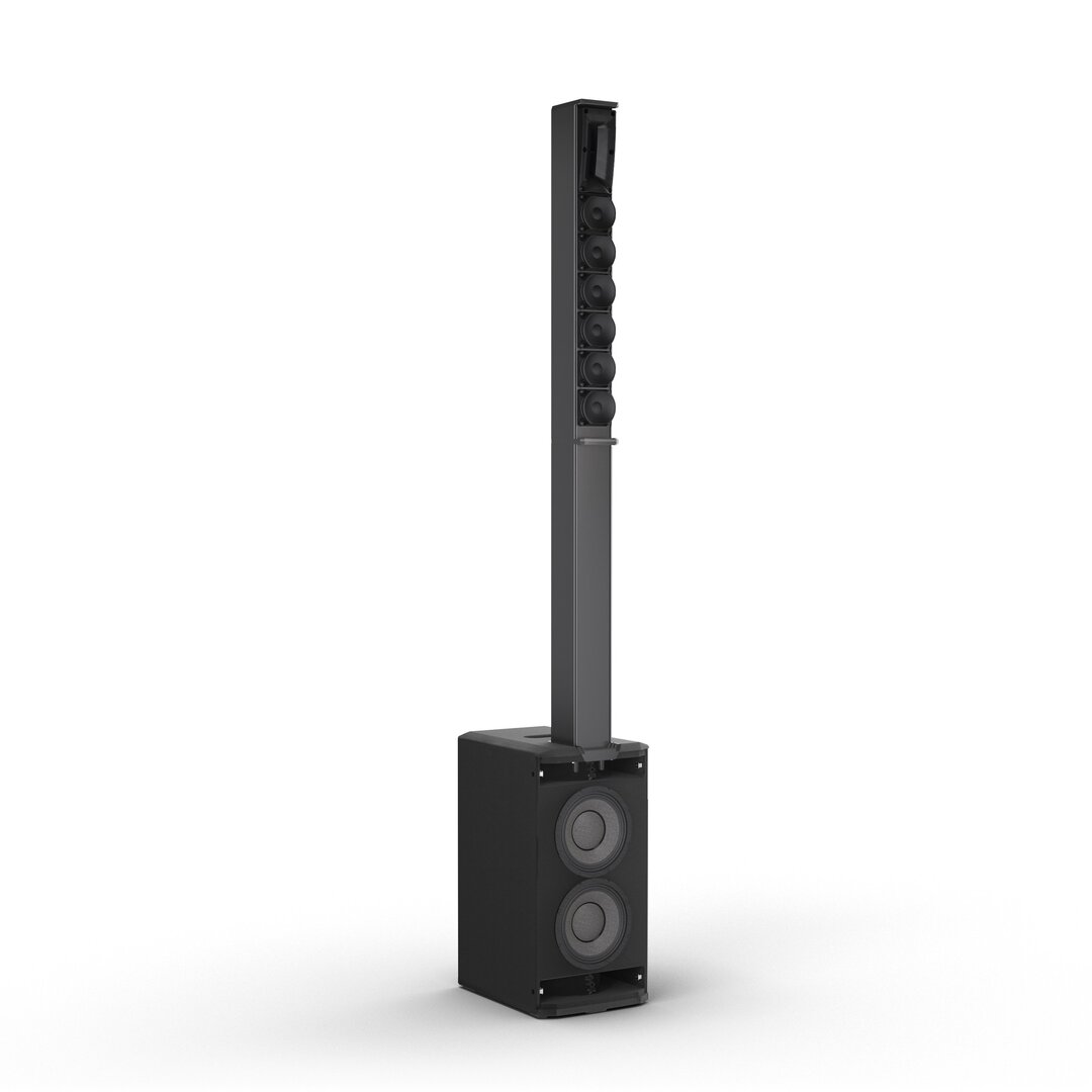 LD Systems MAUI 11 G3 MIX  Portables Cardioid Säulen PA System mit Digital-Mixer, schwarz