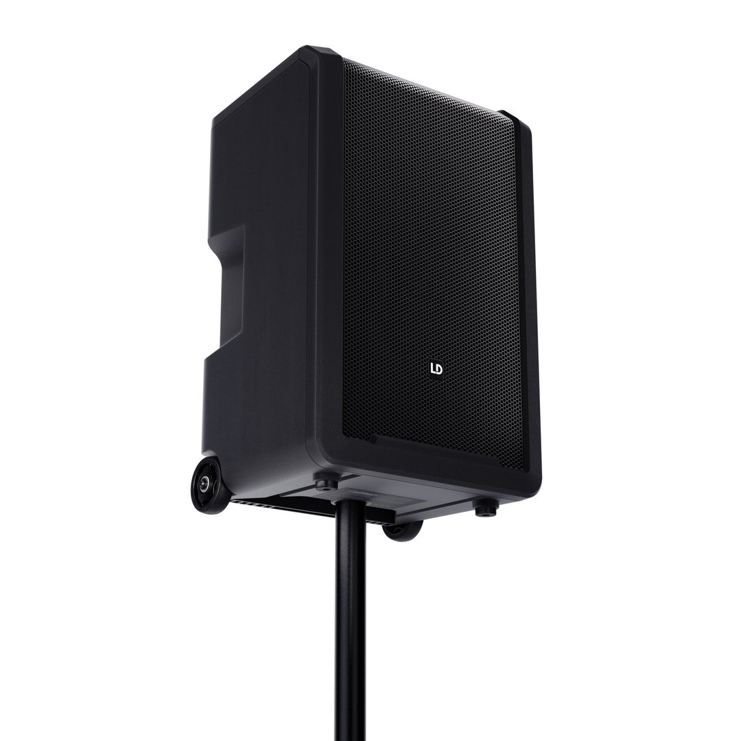 LD Systems ANNY® 10 HHD 2 B5 10" Mobiler Bluetooth® PA-Lautsprecher mit Akku, Mixer und 2x Funkmikro