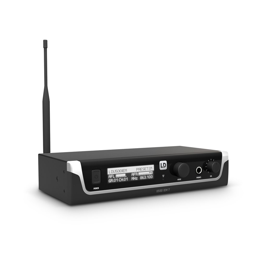 LD Systems U508 IEM BUNDLE In-Ear Monitoring-System mit 2 x Bodypack - 863 - 865 MHz + 823 - 832 MHz