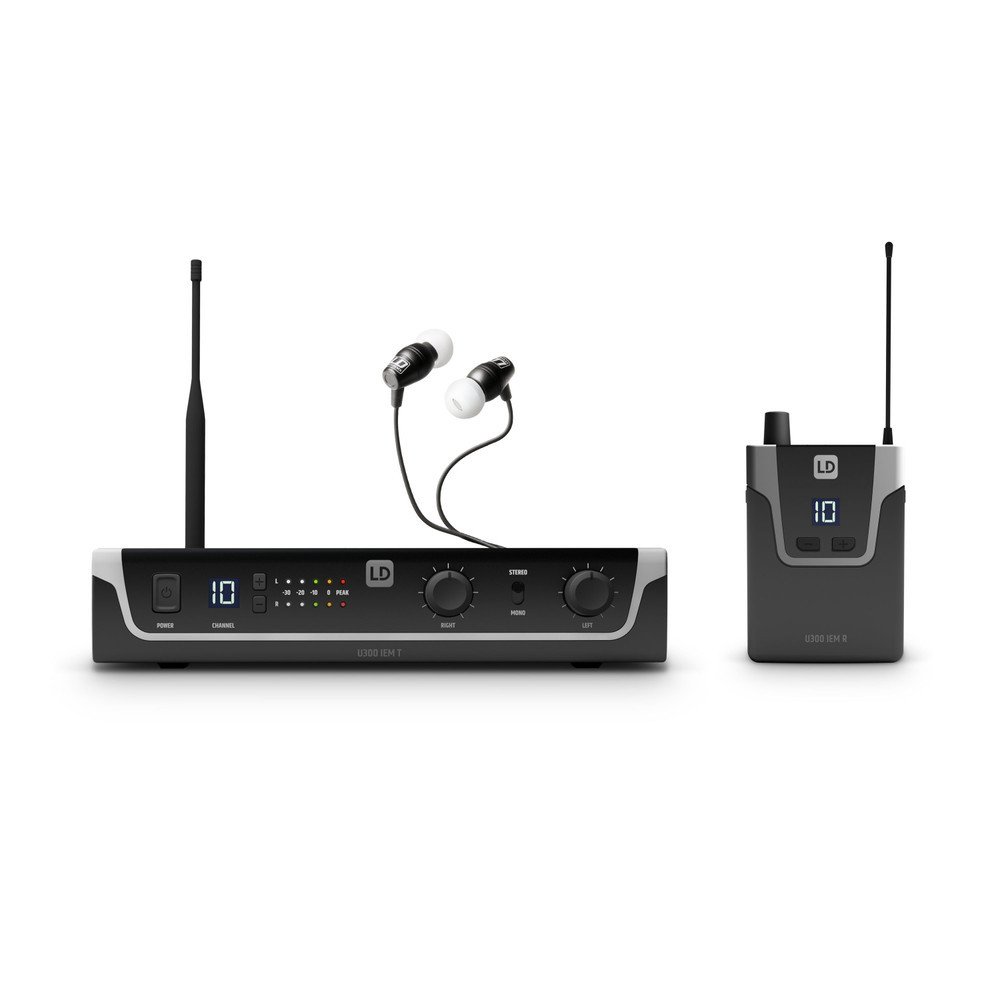LD Systems U305 IEM HP In-Ear Monitoring-System mit Ohrhörern