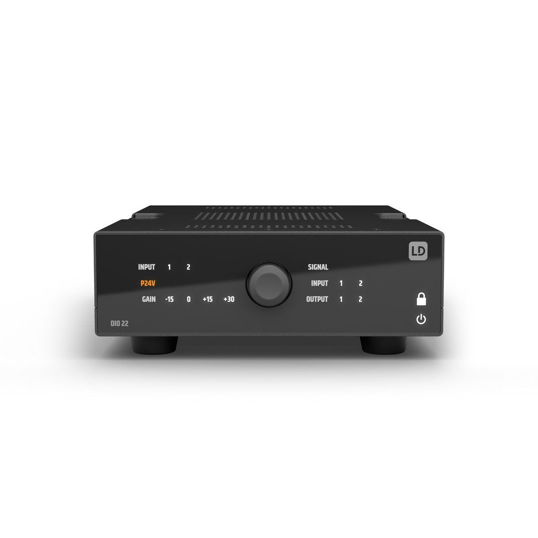 LD Systems  DIO 22  2x2 Ein-/Ausgänge Dante-Interface