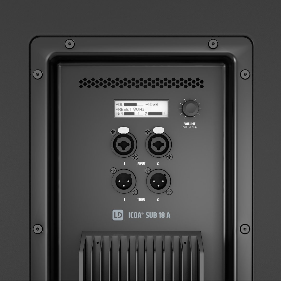 LD Systems ICOA SUB 18 A  Aktiver 18" Bassreflex PA Subwoofer