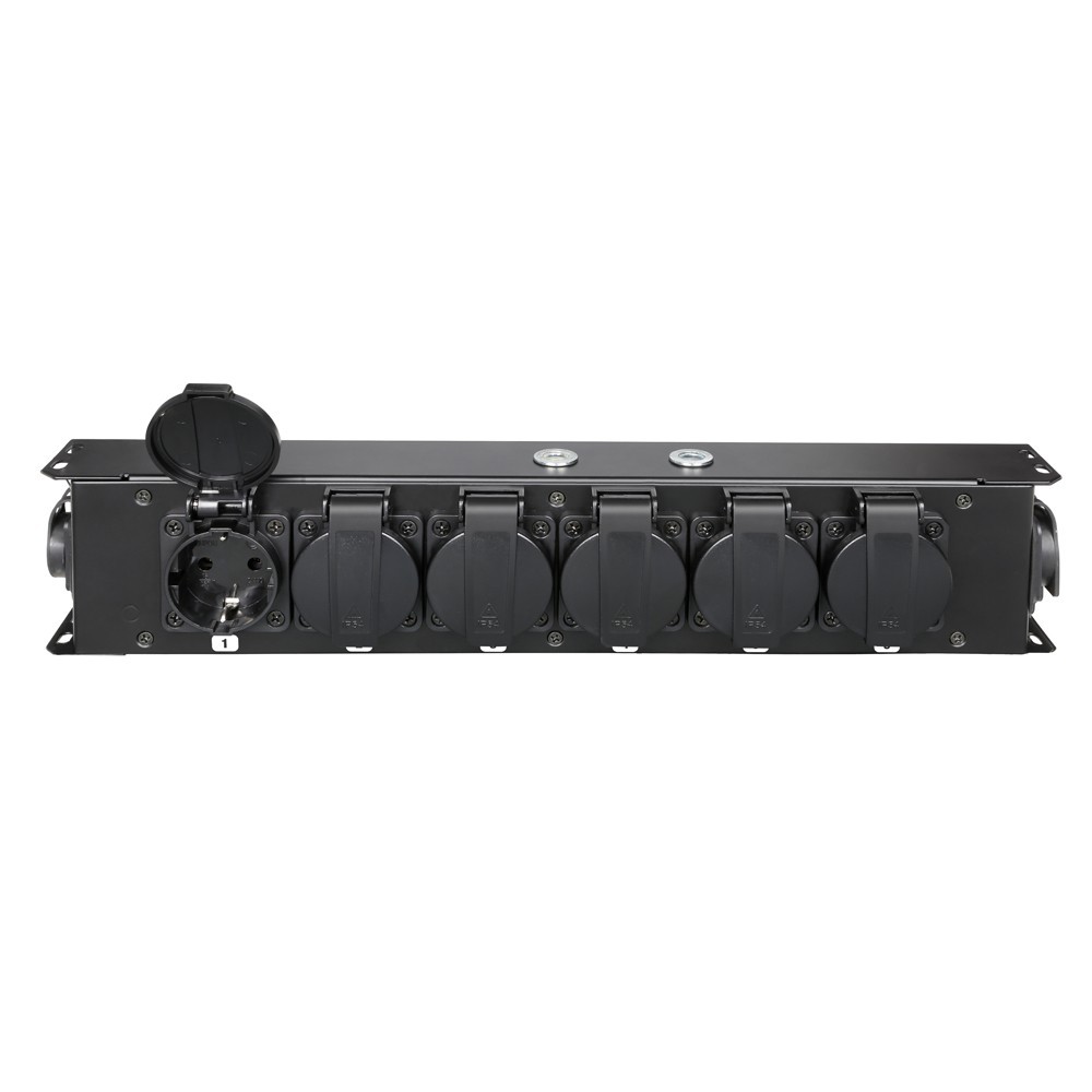 Adam Hall Cables PRO PORT 6 T Stromverteiler 6 x IP54 Schuko out & IP65 in/out